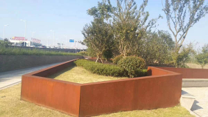 山亭耐候钢挡土墙